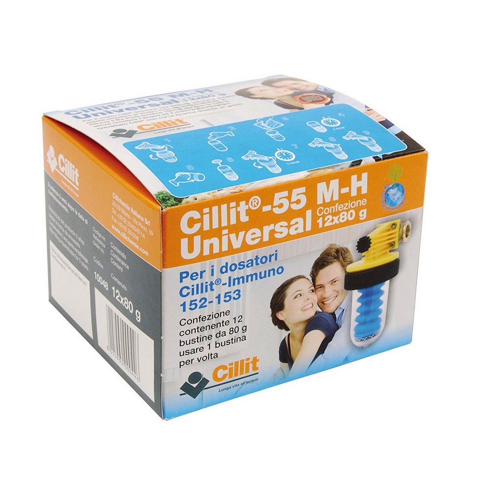 Cillit-55 M-H Universel, paquet de 12 sachets x 80 g - cillichemie