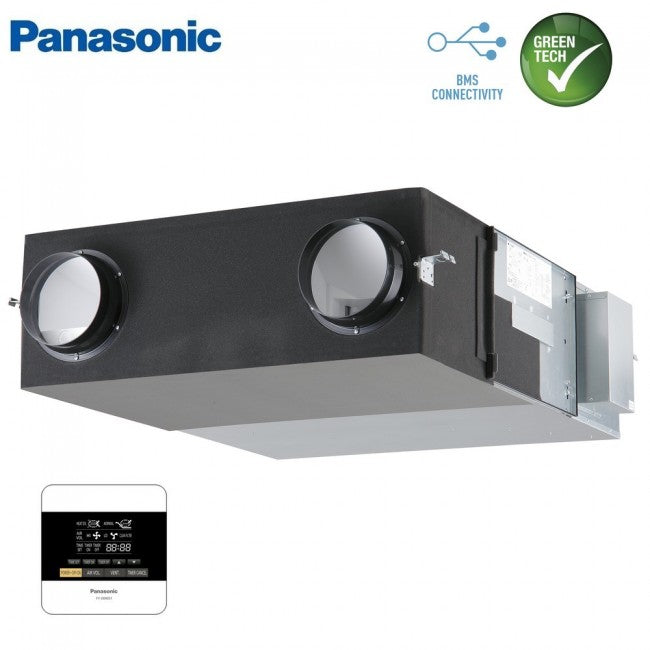 Panasonic 500 m3/h Heat Recovery Centralized Ventilation System - wall control included