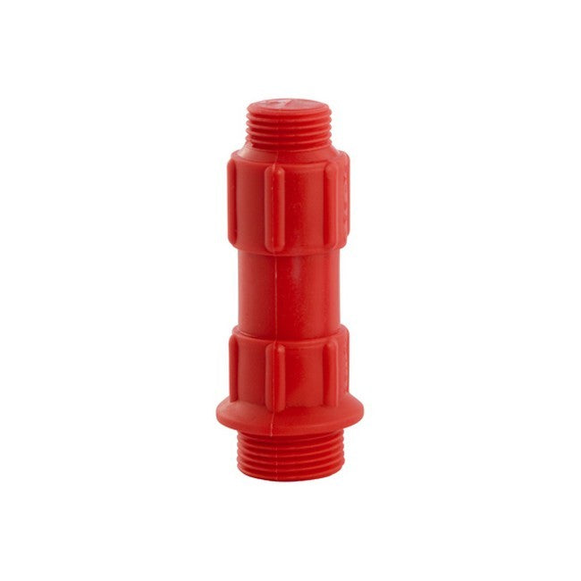 Bouchon en plastique rouge pour test du système MM 1/2'' x 3/4''