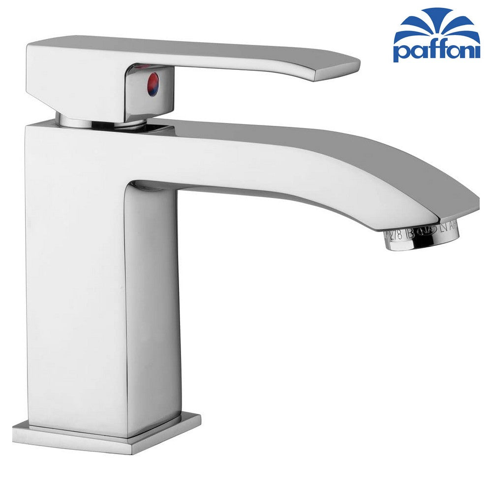 LES075 CR LEVEL PAFFONI basin mixer with pop-up waste