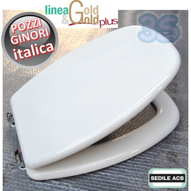 Abattant WC ITALICA Pozzi Ginori - Ligne ACB Ercos Gold