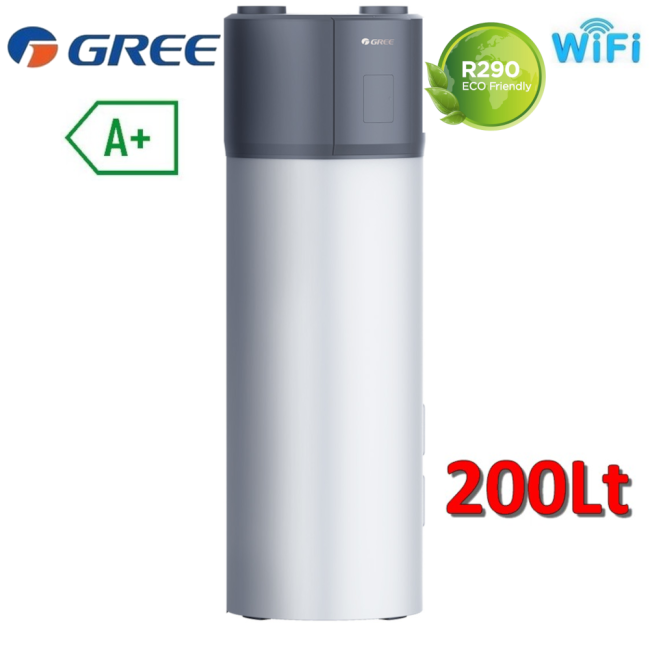 Chauffe-eau thermodynamique Gree HOMBASK 200L pompe à chaleur ECS