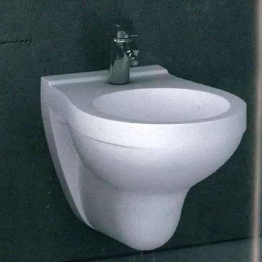 Bidet mural blanc brillant - Modèle CLIC