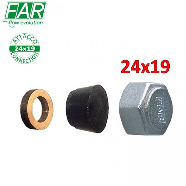 4250 - Bouchon pour sorties de collecteur Ø 24x19 - FAR