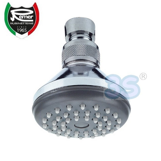 Pommeau de douche pivotant Ø 7 cm avec disque anticalcaire