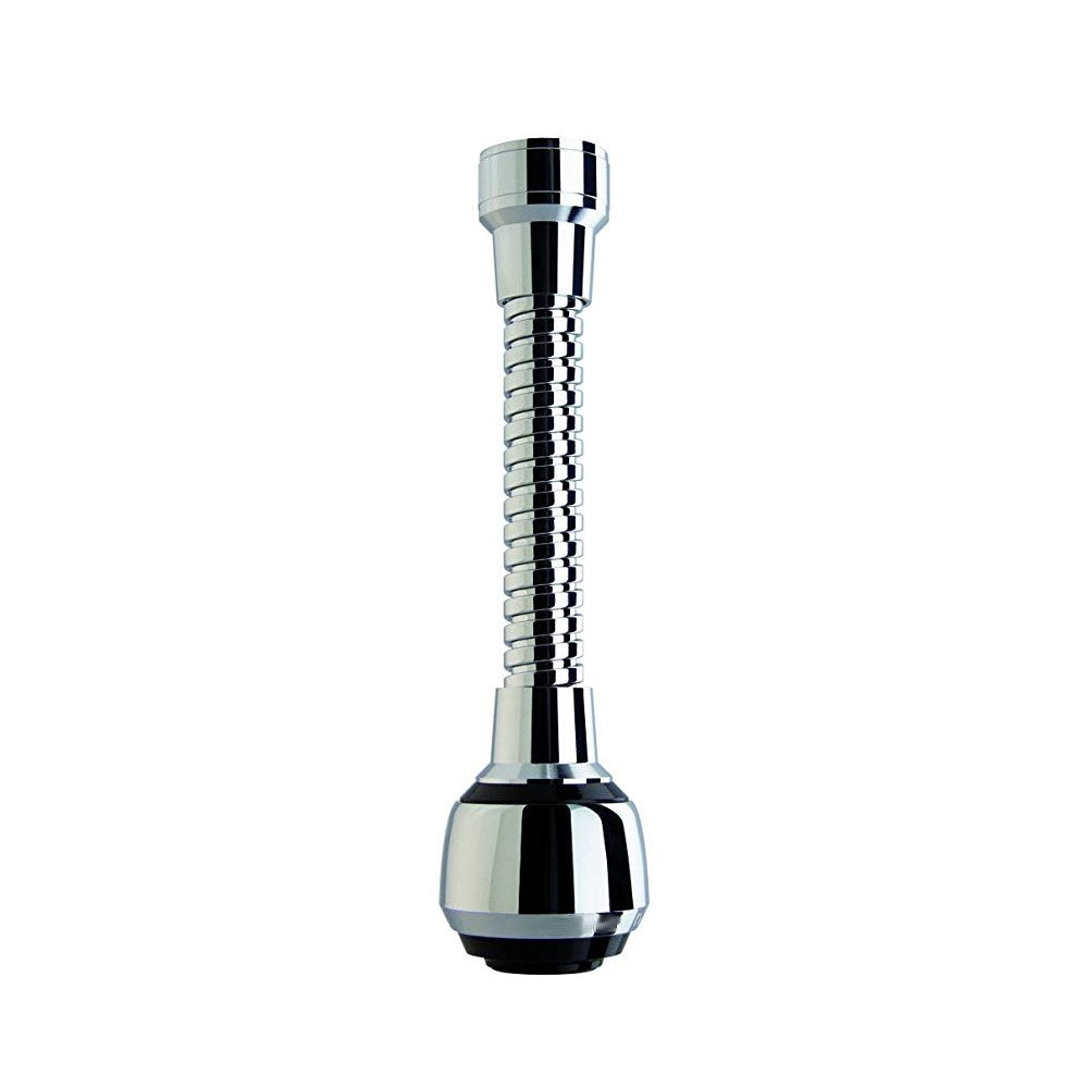 Flexible jet aerator with hand shower aerator, chrome plated female threaded connector 22x1