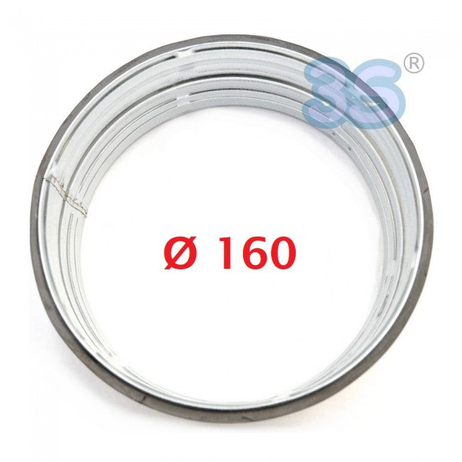 Manchon de raccordement Ø 160 mm pour conduits flexibles d'air chaud et froid