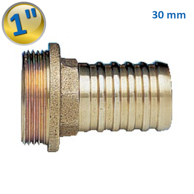 H0523 - Raccord de tuyau sablé de type Rome 1" x 30 mm. - Enolgas