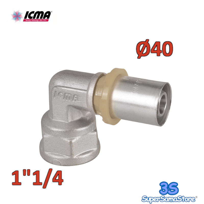 ICMA 405 - Coude femelle 1''1/4 x 40 SEMPITER® raccord à sertir