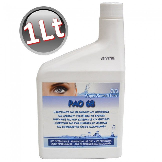 Lubricating oil for air conditioning compressors - universal PAO 68 1 L bottle