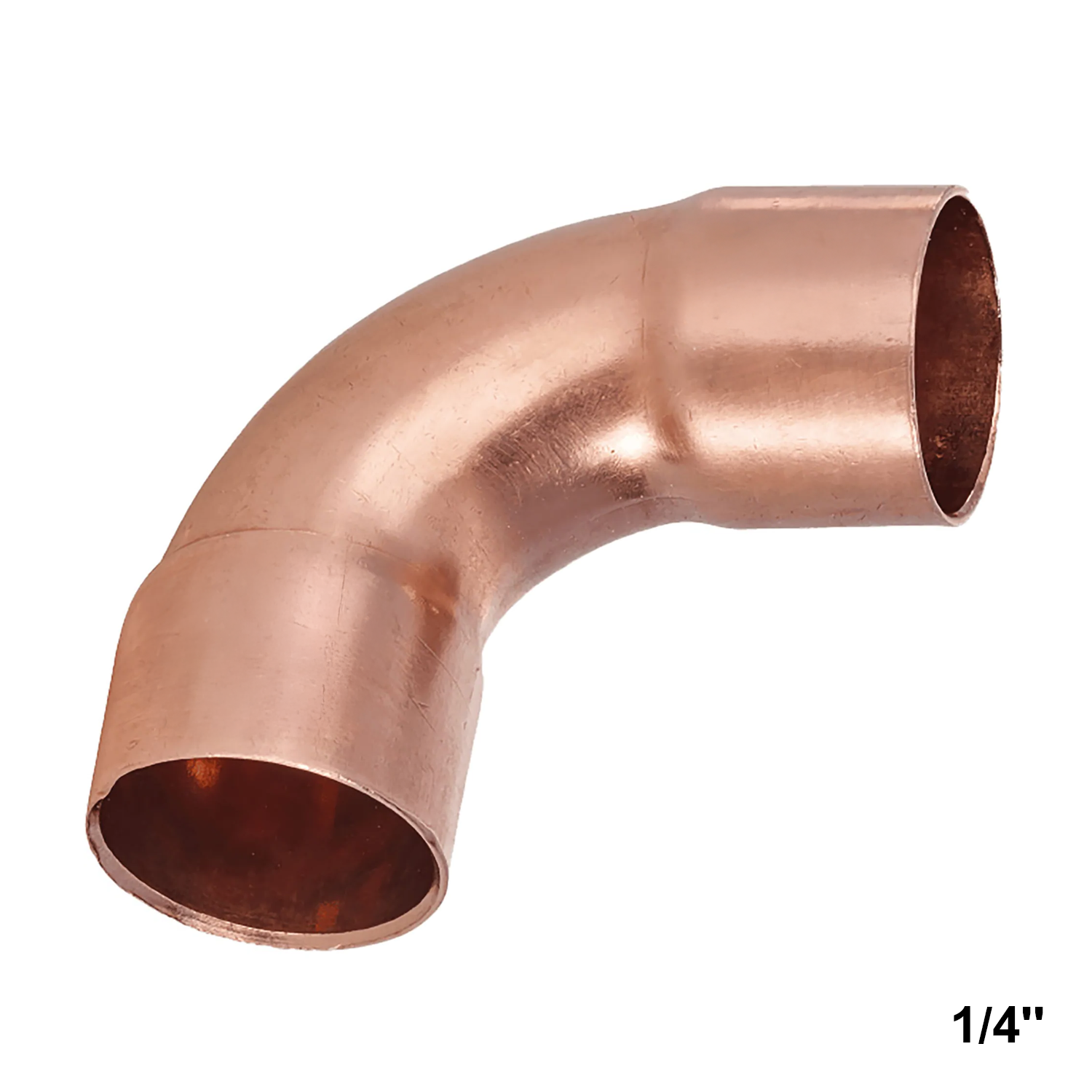 Copper Solder Elbow 90° FF 1/4'' - 6.35 mm