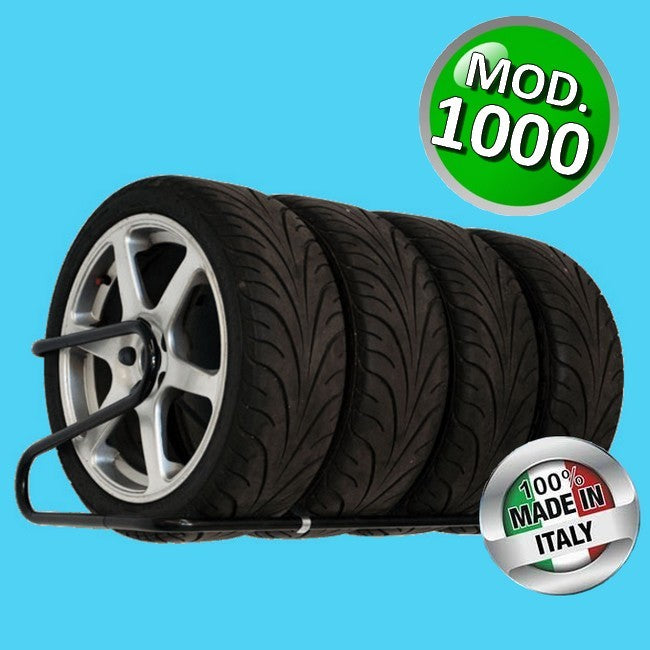 Orazio - space-saving professional wall-mounted tire rack - 1000 mm length
