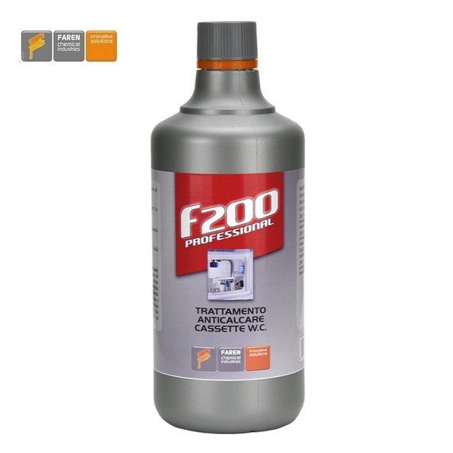 F200 Professional - Anti-limescale treatment for Faren toilet tanks, 1 liter bottle