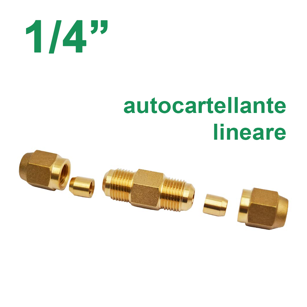 Manchon de raccordement linéaire auto-évasé 1/4 pour climatisation