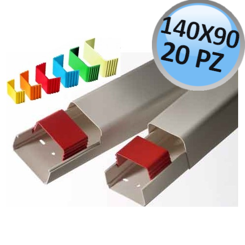 LOCKING BRACKET for TRUNKING - DIMENSIONS 140x90mm - 20 PIECES