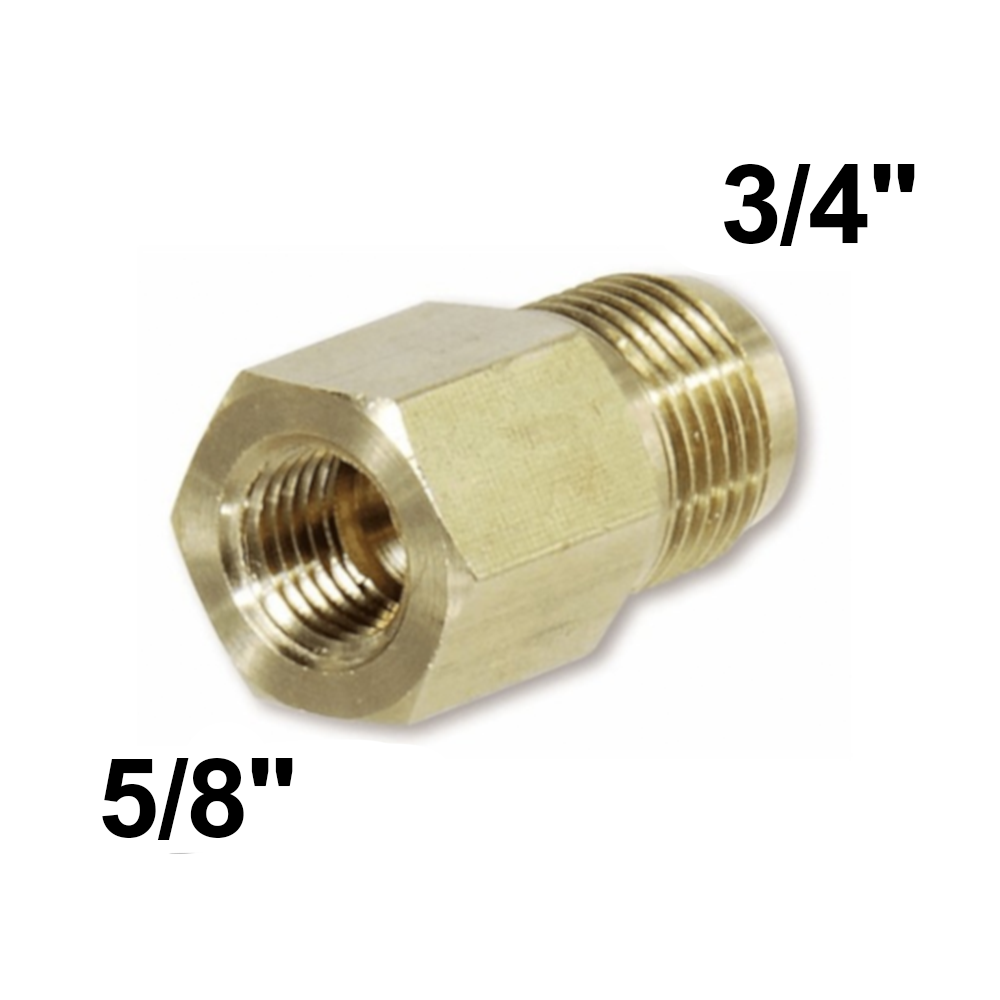 Raccord à joint réduit SAE F 5/8'' x M 3/4''