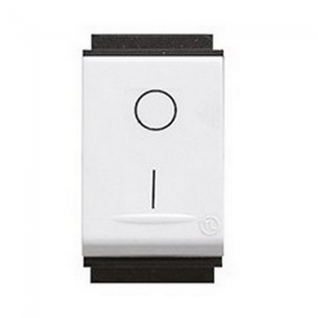 Interrupteur bipolaire blanc 16 A 250 V compatible avec Bticino Living Classic - Feb Elettrica