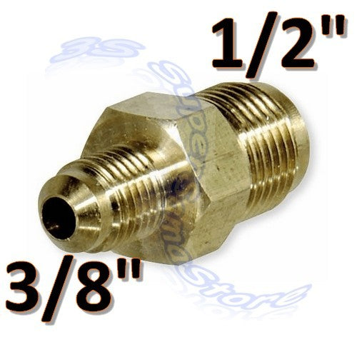Raccord réducteur SAE 3/8'' x 1/2'' mâle-mâle