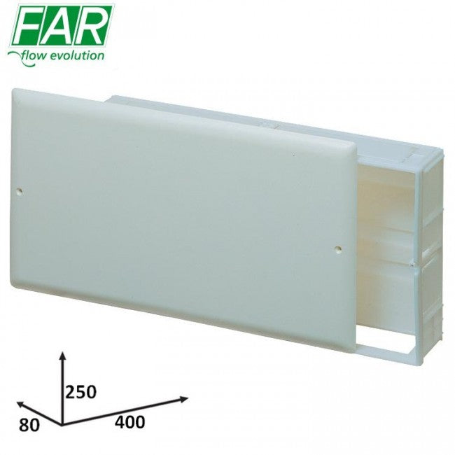 7425 - Boîte d'inspection de collecteur en plastique « TUTTO » 400 x 250 x 80 mm - FAR