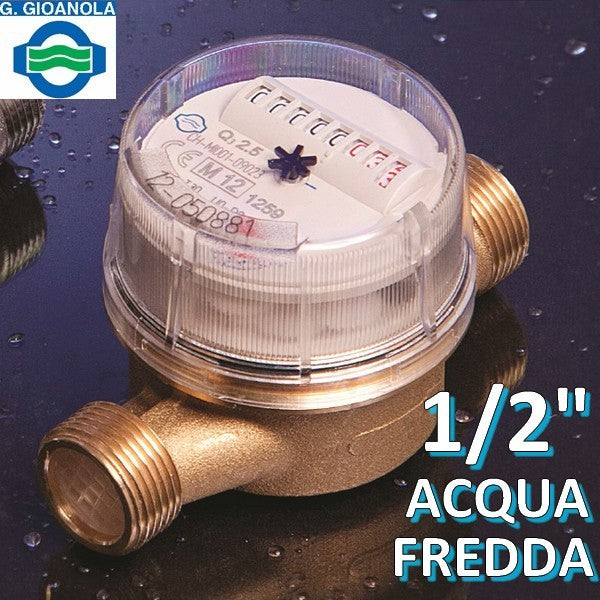 Compteur d'eau froide à cadran sec 1/2'' - Homologué CEE