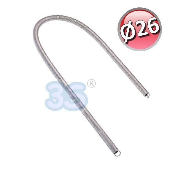 Ressort en acier pour le cintrage interne de tubes en contreplaqué Ø 26 mm