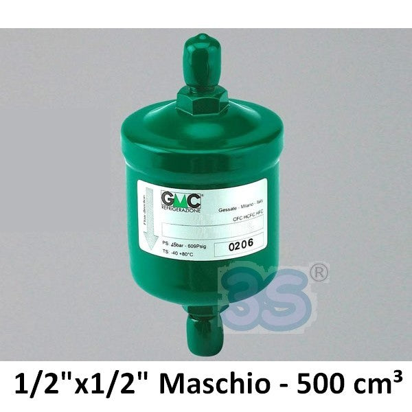 SC324MM - Molecular Sieve Filter Drier GMC 1/2'' x 1/2'' 500 cm³
