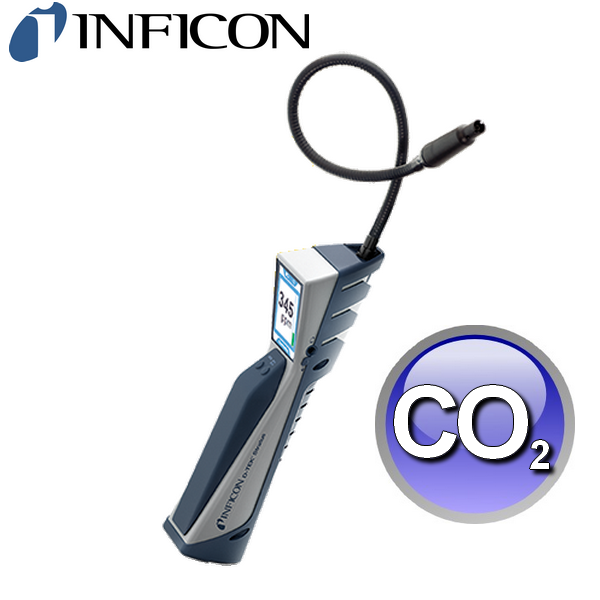 INFICON D-TEK STRATUS - Détecteur de fuites infrarouges de CO2 (1 g/an) - écran couleur