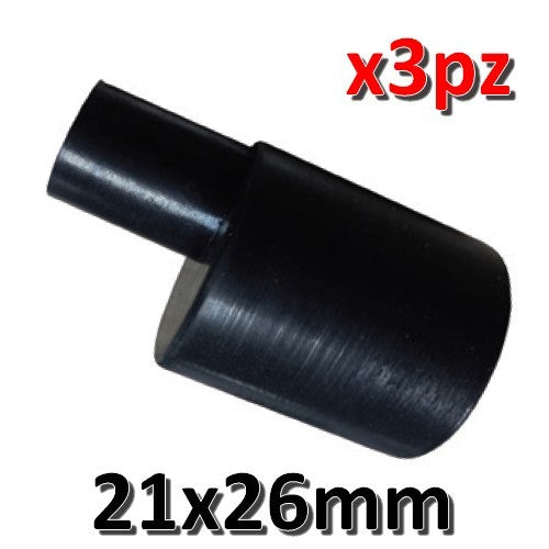 Raccord adaptateur en caoutchouc 21 à 26 mm pour climatiseur cassette - lot de 3
