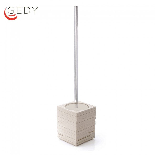 Brosse de toilette Gedy Quadrotto Gris tourterelle