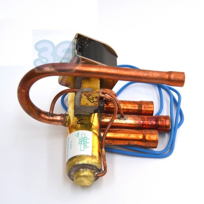 4-way valve for heat pump reverse cycle - 3/8'' / 1/2'' - mm 9.6 / 12.8