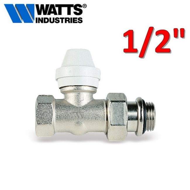 Raccord droit en fer à verrouillage 1/2'' pour radiateurs WATTS
