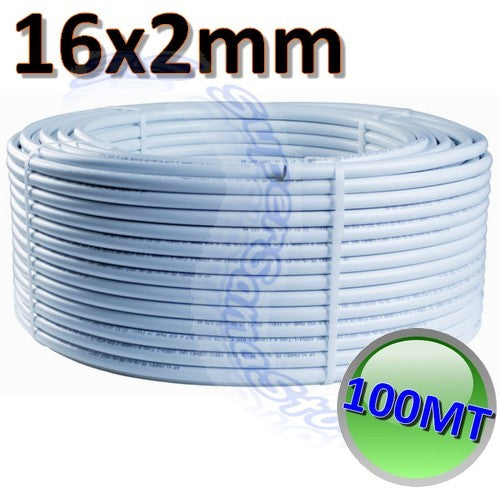 Tuyau multicouche nu sans isolation pour eau Ø 16 x 2 mm - rouleau de 100 m