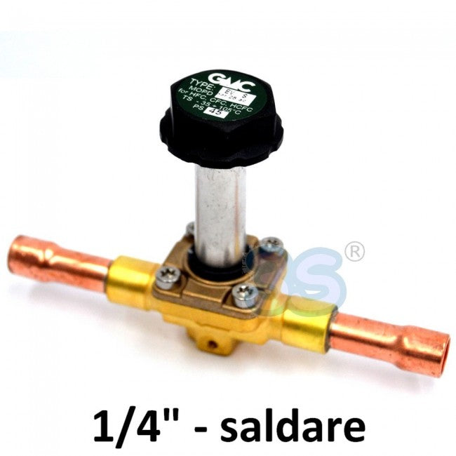 Électrovannes EV32S - GMC, raccords à souder SAE 1/4'' x 1/4''