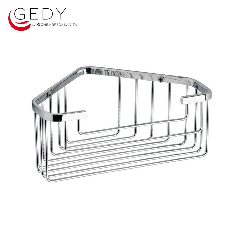 Porte-savon d'angle en fil métallique - acier inoxydable - GEDY 2483