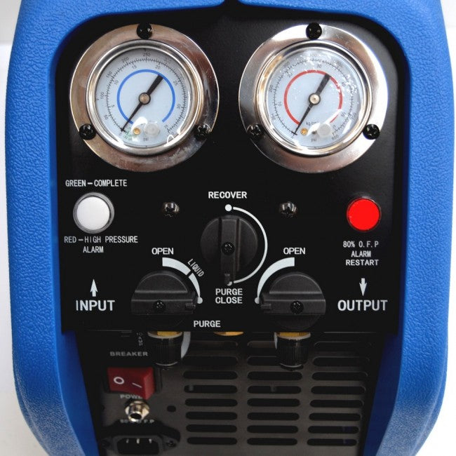 Unité de récupération de gaz réfrigérant - 1 CV, également compatible avec les gaz R32 et R1234YF.
