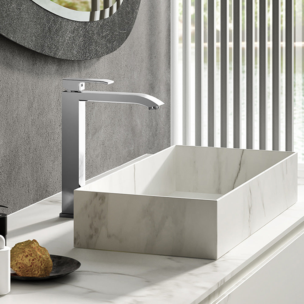 LES081 CR LEVEL PAFFONI Tall basin mixer