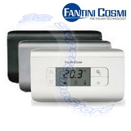 CH115 - White Digital Room Thermostat - Fantini Cosmi