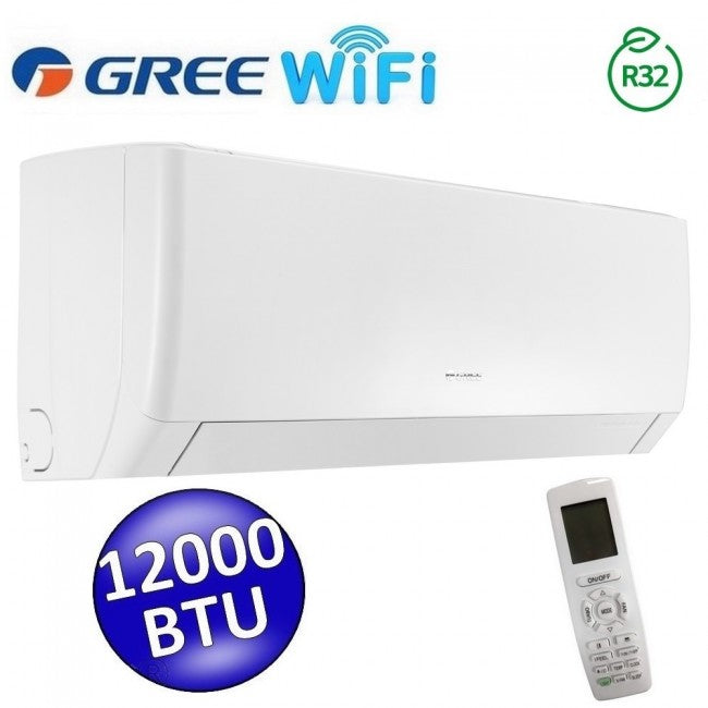 Unité intérieure Gree PULAR WiFi 12000 BTU 3,5 kW R32 pour systèmes simples et multiples (GREE10150)