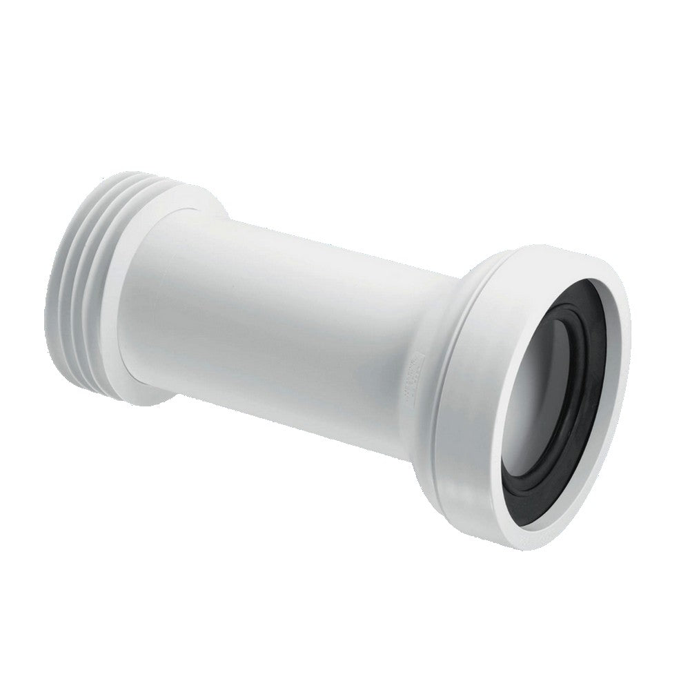 Manchon en polypropylène blanc pour raccordement d'évacuation WC Ø 90 / 110 mm