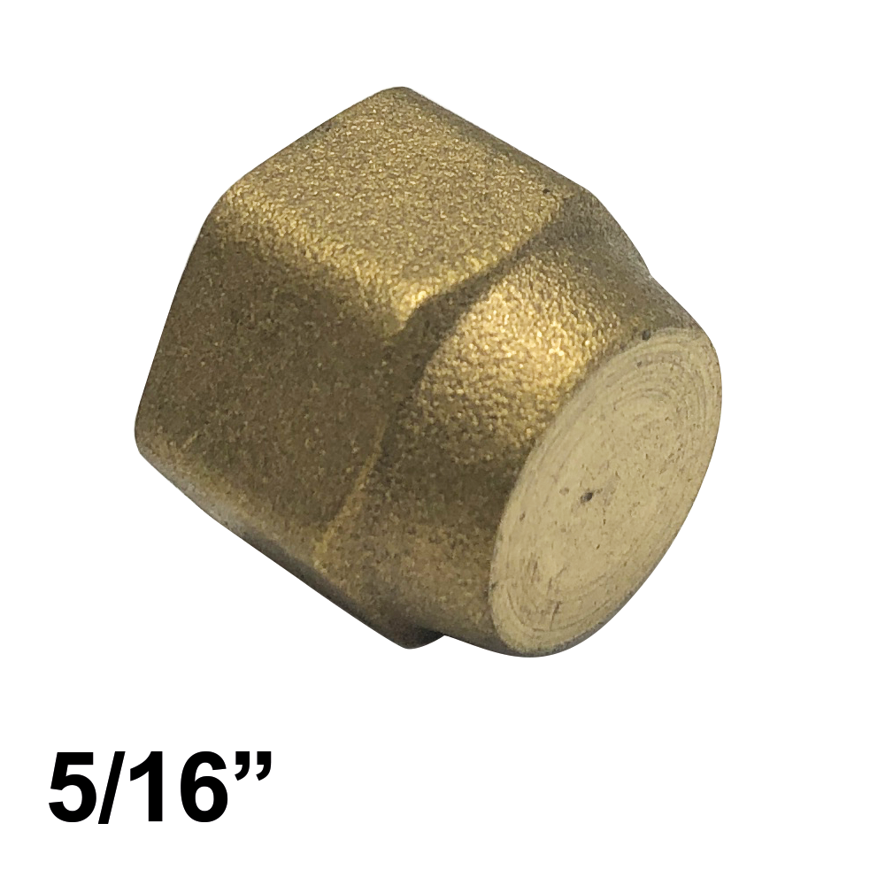 Blind end union 5/16'' SAE female