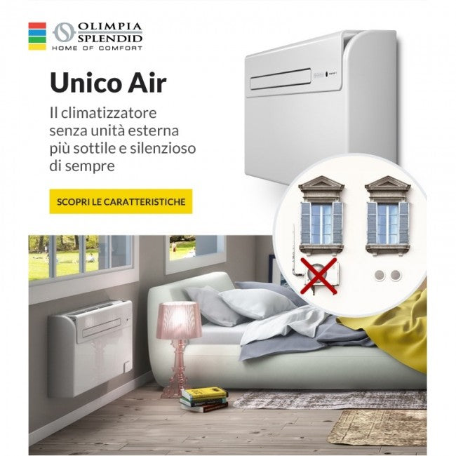 Single room air conditioner, cool only, without outdoor unit, UNICO AIR 8 SF