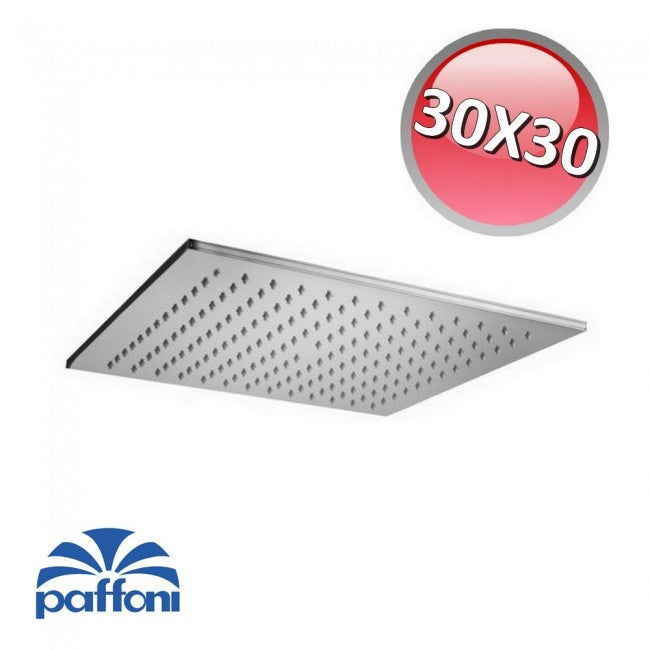 Pommeau de douche carré 30x30 cm - Syncro King Paffoni