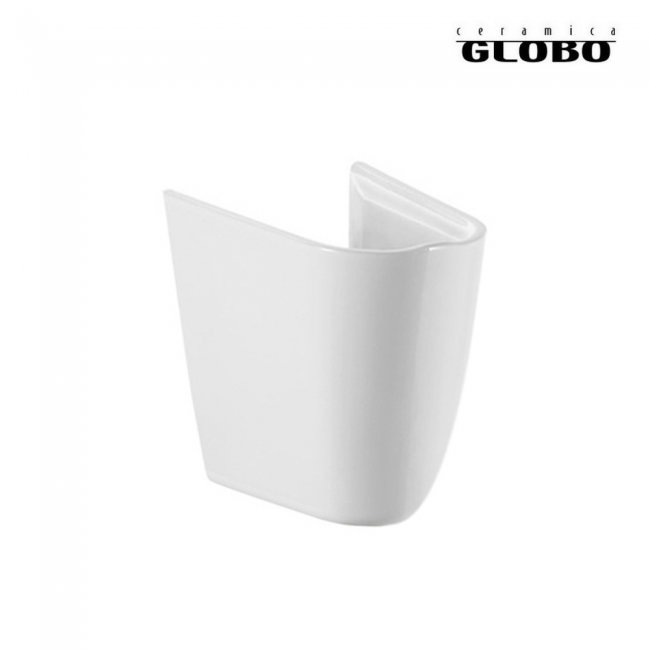 Colonne suspendue demi-hauteur Grace, blanche 28 x 37 H 26 - GRS05.BI - Ceramica Globo