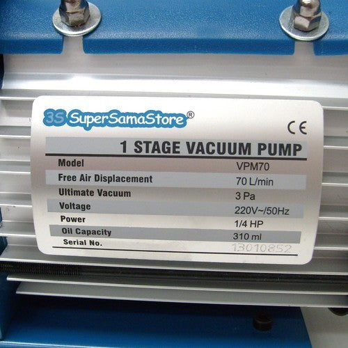 Pompe à vide mono-étagée 70 l/min - VPM70