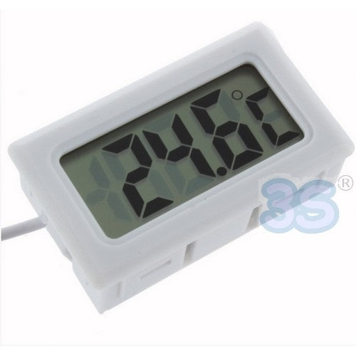 Thermomètre numérique avec sonde filaire de 100 cm - plage de mesure : -50 °C à +70 °C