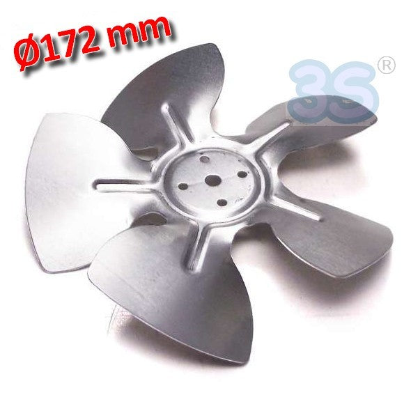 Pressing fan for motor Ø 172 mm 28°