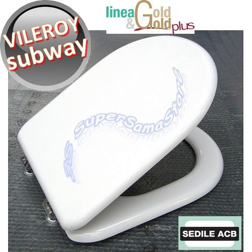 Abattant de toilettes Villeroy SUBWAY - Gamme OR de la marque ACB