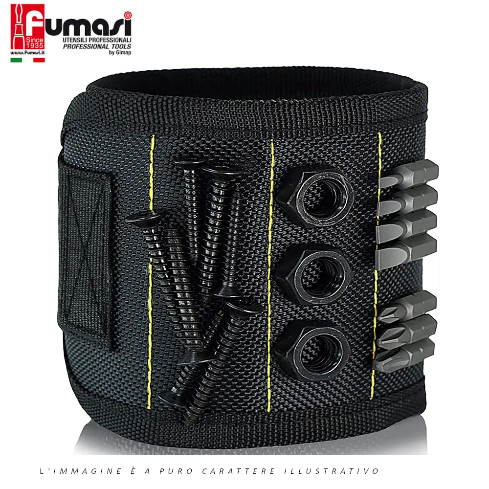 BRACELET PORTE-OUTILS MAGNÉTIQUE FUMASI POUR VIS ET PETITES PIÈCES