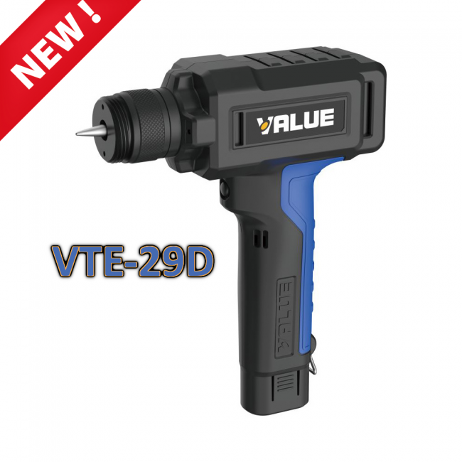 Copper Pipe Expander Battery-Powered Copper Tube Expander - 7 Diameters - VTE-29D