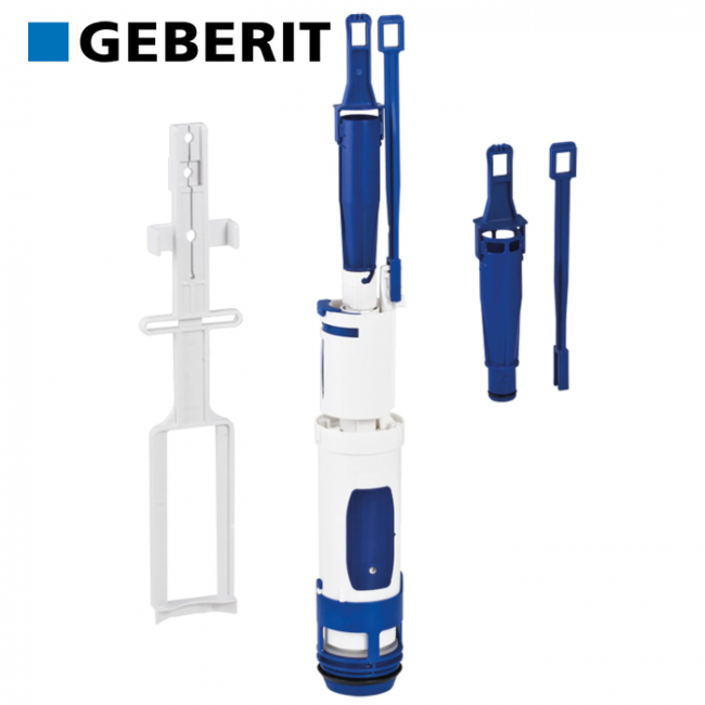Sonnette complète à double bouton GEBERIT Twico pour réservoir Twinline